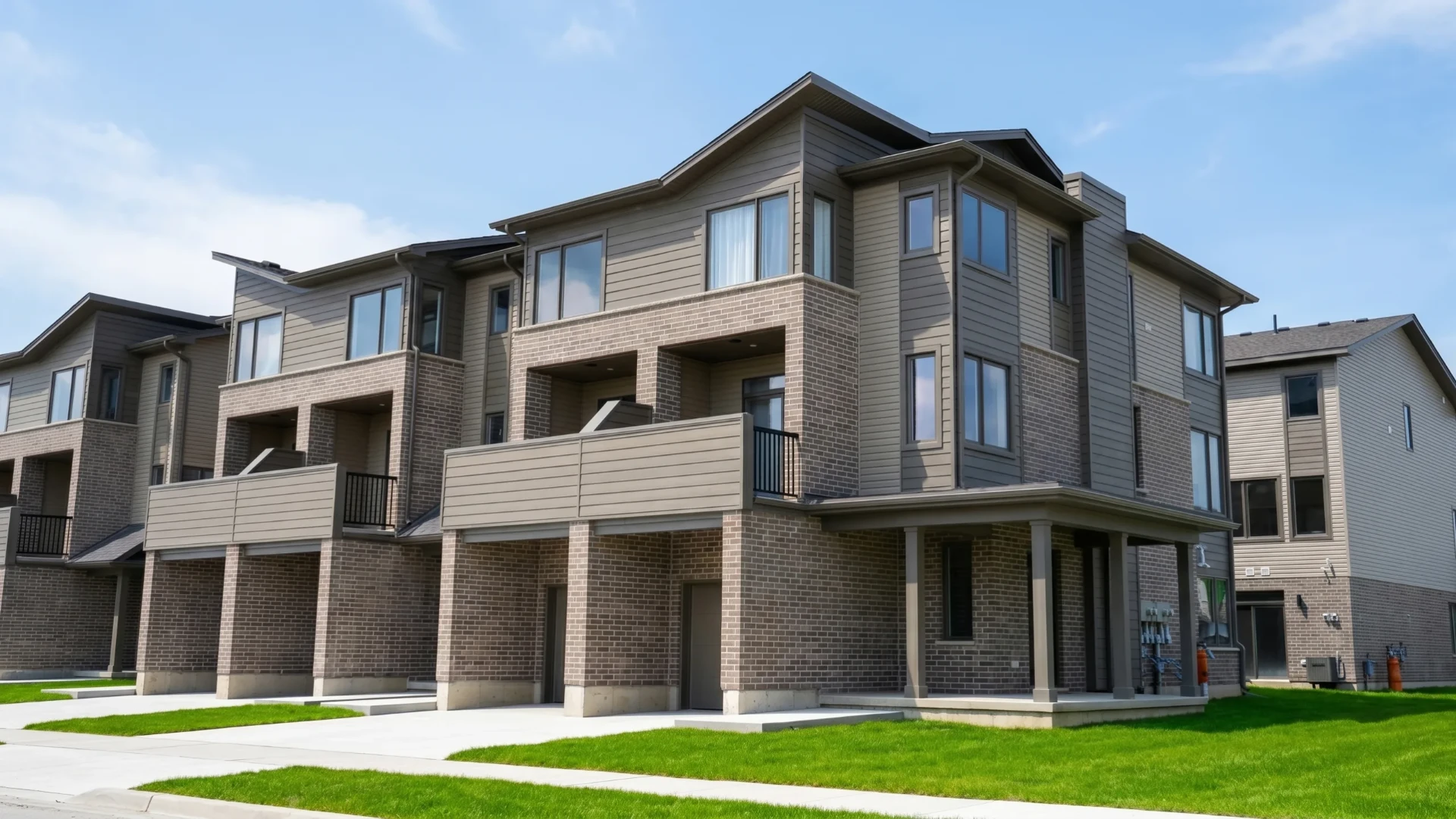 Element three-storey townhomes in Summerside, London, Ontario