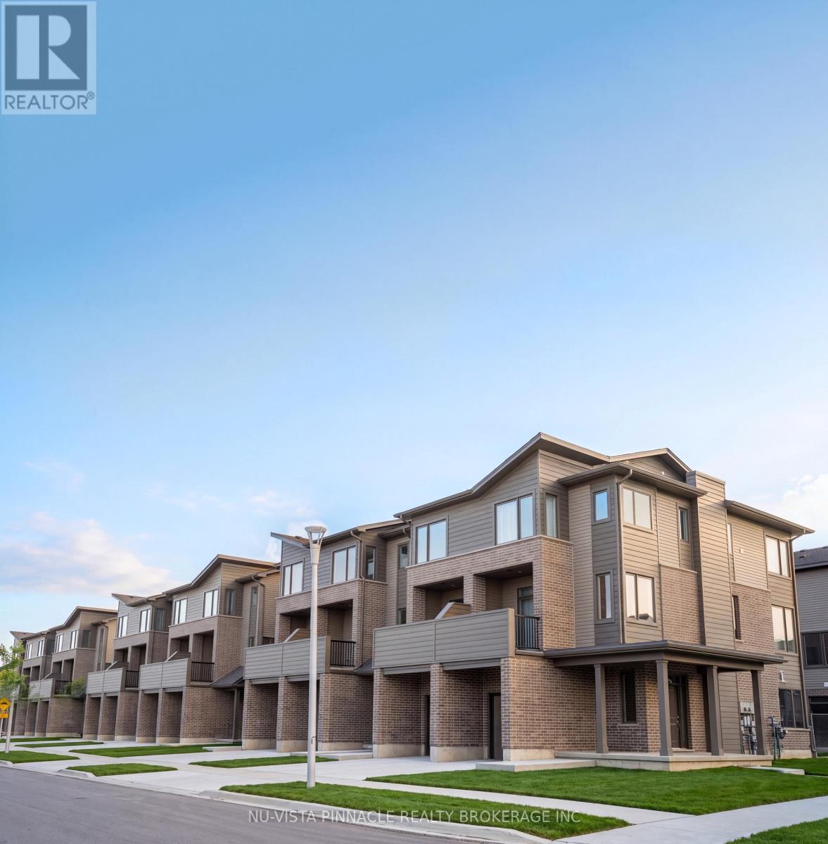 Exterior view of Element townhomes